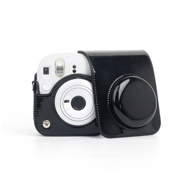 For Polaroid/FUJIFILM Instax Mini12 Mirror Camera Protective Bag(Black) - Leather Bag by PMC TechLife | Online Shopping South Africa | PMC TechLife | Buy Now Pay Later Mobicred