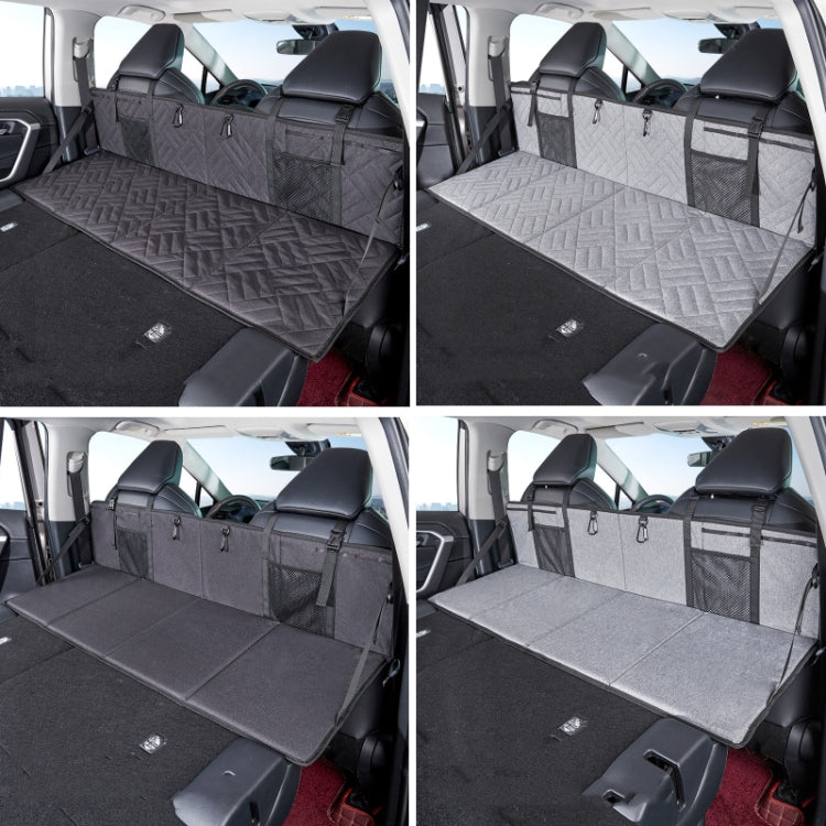 Car Camping Bed Folding Board SUV Rear Row Extension Board For Tesla, Color: Gray Embossed - Seat Accessories by PMC TechLife | Online Shopping South Africa | PMC TechLife | Buy Now Pay Later Mobicred