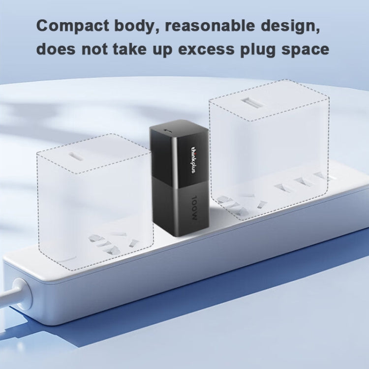 Lenovo Thinkplus 100W GaN Lipstick Power Adapter USB-C/Type-C Fast Charger,CN Plug - free shipping - PMC TechLife - Order now!