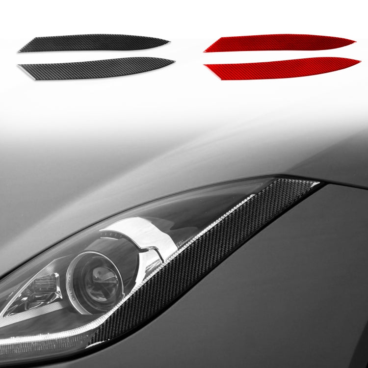 For Jaguar F-TYPE 2013+ Universal Light Eyebrow Sticker For Left And Right Drive(Red) - Decorative Sticker by PMC Jewellery | Online Shopping South Africa | PMC Jewellery | Buy Now Pay Later Mobicred