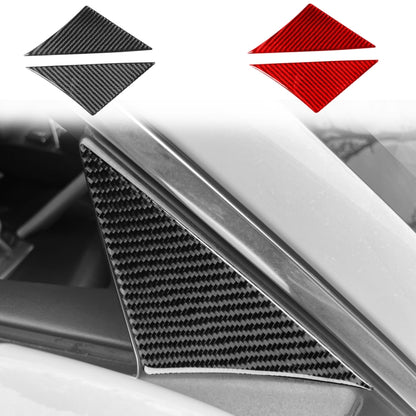 For Jaguar F-TYPE 2013+ Universal A-Pillar Sticker For Left And Right Drive(Black) - Decorative Sticker by PMC Jewellery | Online Shopping South Africa | PMC Jewellery | Buy Now Pay Later Mobicred