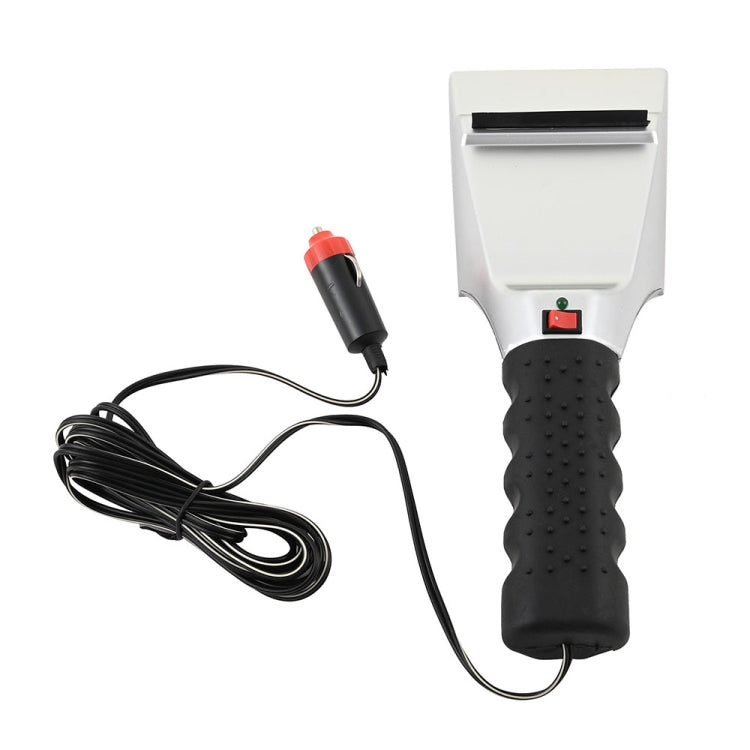 12V Multifunctional Heated Car Snow Shovel Winter Snow Removal Tools(Black+Silver) - free shipping - PMC TechLife - Order now!
