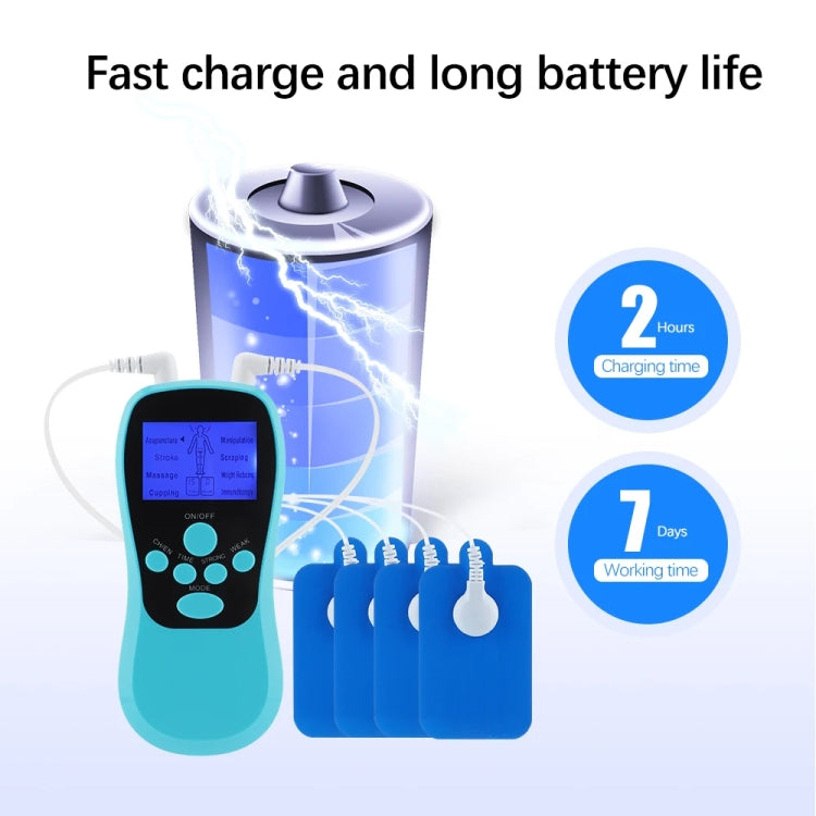 Multifunctional Low Frequency Pulse Meridian Physiotherapy Massage Instrument, Color: Blue Standard - free shipping - PMC TechLife - Order now!