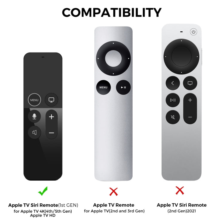 For Apple TV HD / 4K+AirTag AhaStyle PT157 Remote Control Tracker 2 In 1 Silicone Protective Cover(Pink) - Remote Control Covers by AhaStyle | Online Shopping South Africa | PMC TechLife | Buy Now Pay Later Mobicred