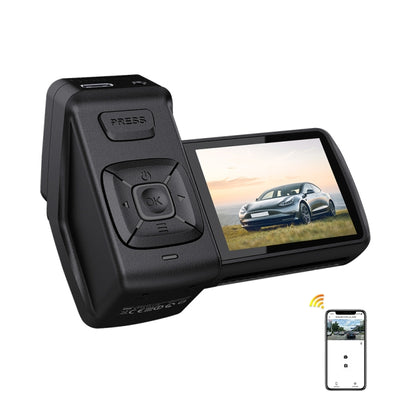 FISANG 2K HD Night Vision Car Dual Recording Wireless WIFI Car Driving Recorder(K06) - Car DVRs by FISANG | Online Shopping South Africa | PMC Jewellery | Buy Now Pay Later Mobicred