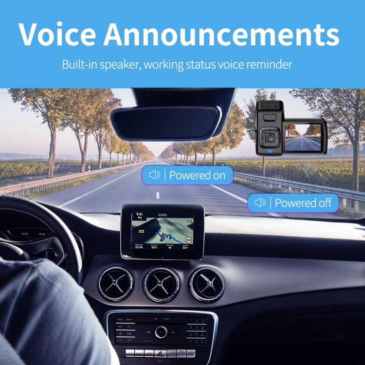 FISANG 2K HD Night Vision Car Dual Recording Wireless WIFI Car Driving Recorder(K06) - Car DVRs by FISANG | Online Shopping South Africa | PMC Jewellery | Buy Now Pay Later Mobicred