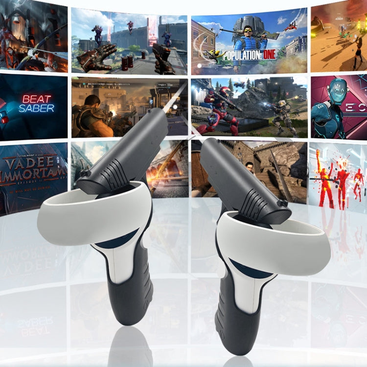 For Meta Quest 2 VR  iplay Controller Shooting Game Grip(Black) - VR Accessories by PMC TechLife | Online Shopping South Africa | PMC TechLife