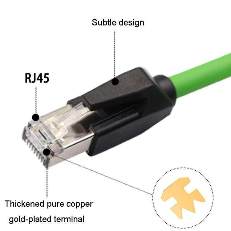 5m CAT6 Double Shielded Gigabit Industrial Cable Vibration-Resistant And Highly Flexible Drag Chain Cable - Lan Cable and Tools by PMC Jewellery | Online Shopping South Africa | PMC Jewellery