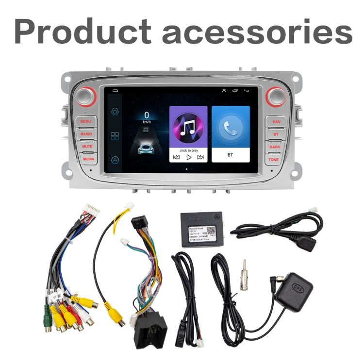 For Ford Focus 7 Inch HD Android Navigation Bluetooth RDS Radio, Size: 2+64G(Black) - Car MP3 & MP4 & MP5 by PMC Jewellery | Online Shopping South Africa | PMC Jewellery | Buy Now Pay Later Mobicred