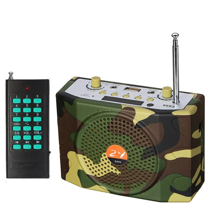 25W  Bluetooth Voice Amplifier Bird Hunting Speaker Supports USB/TF/FM 1000m Remote Control US Plug(Camouflage) - Midrange Speaker & Frequency Divider by PMC Jewellery | Online Shopping South Africa | PMC Jewellery | Buy Now Pay Later Mobicred