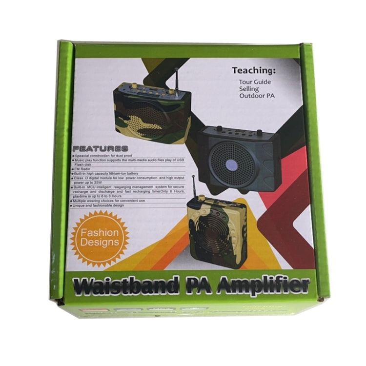 25W  Bluetooth Voice Amplifier Bird Hunting Speaker Supports USB/TF/FM 1000m Remote Control US Plug(Camouflage) - Midrange Speaker & Frequency Divider by PMC TechLife | Online Shopping South Africa | PMC TechLife | Buy Now Pay Later Mobicred