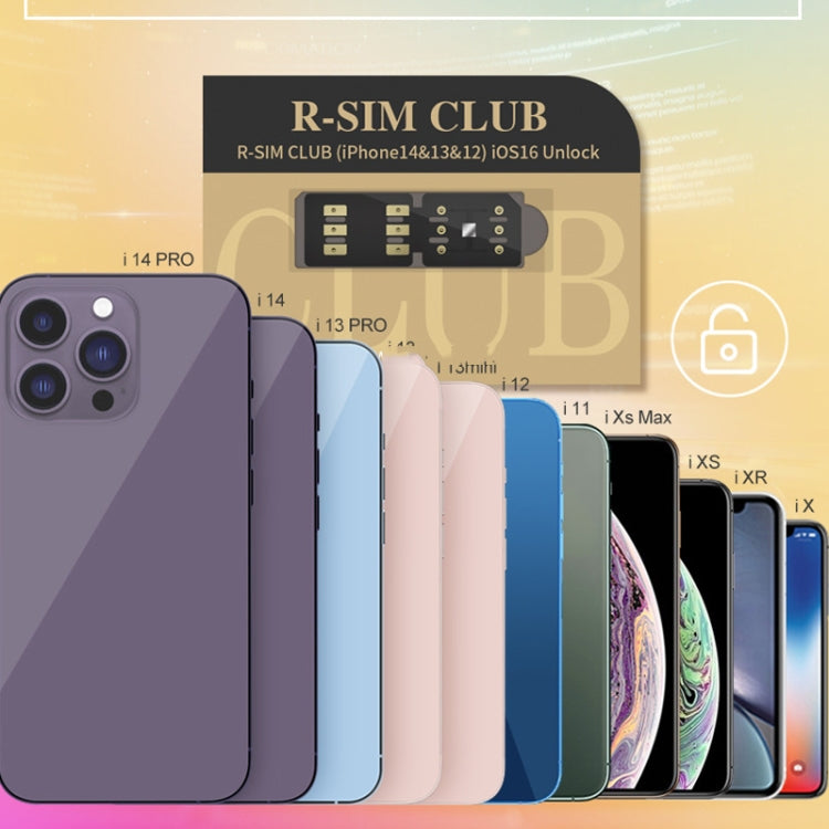 R-SIM18 CLUB Unlock Card Integrate TMSI / eSIM / ICCID / IPCC for iOS16 System - Unlock SIM Card by PMC Jewellery | Online Shopping South Africa | PMC Jewellery