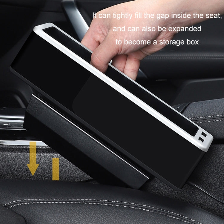 Car Seat Gap Storage Box with 2 USB Charging Port, Color: Co-pilot Red - Stowing Tidying by PMC TechLife | Online Shopping South Africa | PMC TechLife | Buy Now Pay Later Mobicred