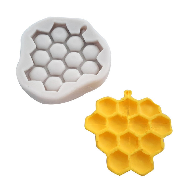 Honeycomb Block Textured Silicone Mold Bee Fondant Chocolate Cake Mold, Speci: Mk-2019 Light Gray - Food Molds by PMC Jewellery | Online Shopping South Africa | PMC Jewellery