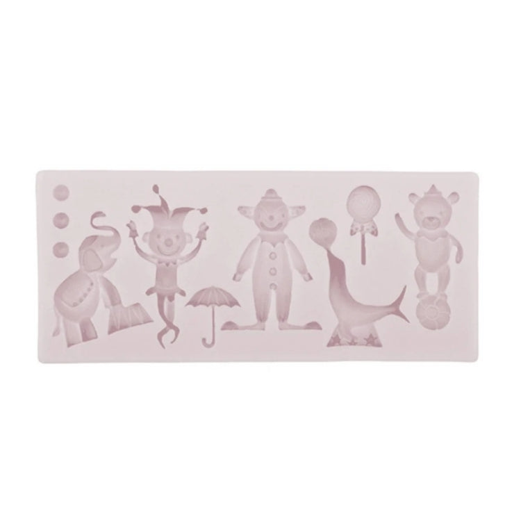 Circus Themed Clown Animal Silicone Mold Baking Cake Decoration Mold, Spec: A823 Gray - Food Molds by PMC TechLife | Online Shopping South Africa | PMC TechLife