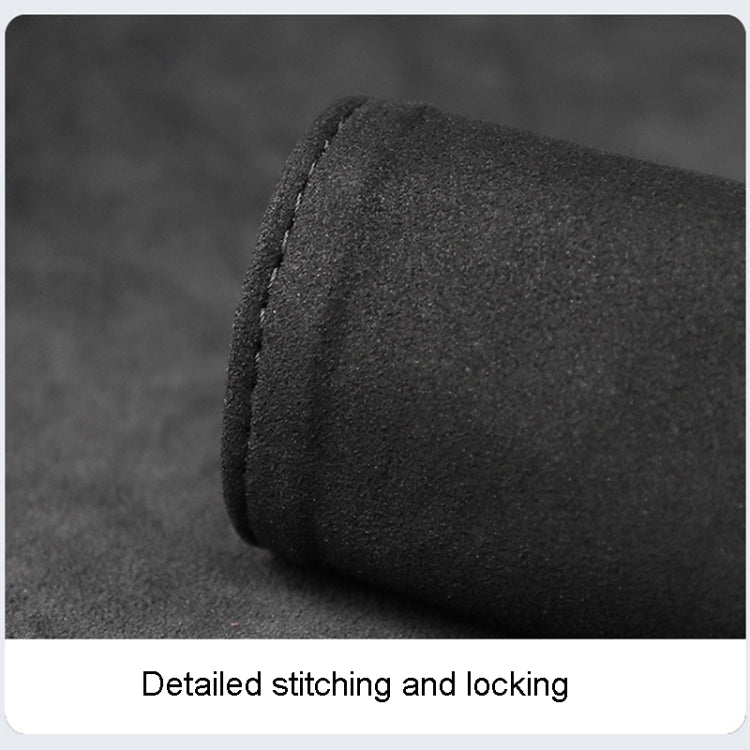 1pair Car Door Handle Decorative Anti-Scratch Cover Car Slippery Leather Inner Door Handle Protective Cover(Red) - Car Interior Mouldings by PMC TechLife | Online Shopping South Africa | PMC TechLife | Buy Now Pay Later Mobicred