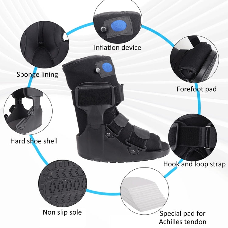 Tall Orthopedic Walking Boot Ankle Fracture Fixation Brace With Gas Bag, Size: XL 45-48 - Corrector by PMC Jewellery | Online Shopping South Africa | PMC Jewellery