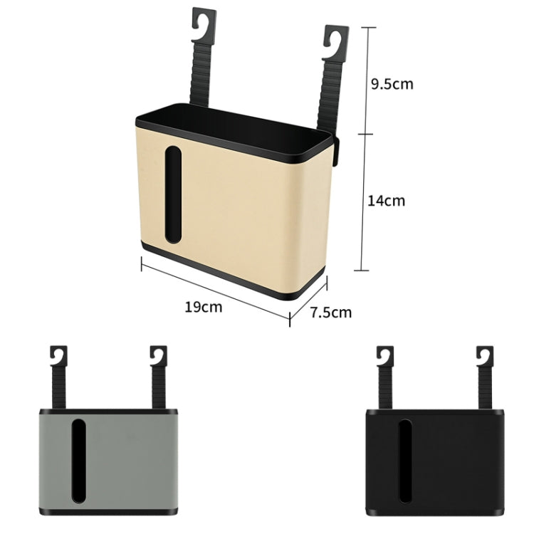 Car Seat Back Hanging Tissue Storage Box(Black) - free shipping - PMC TechLife - Order now!