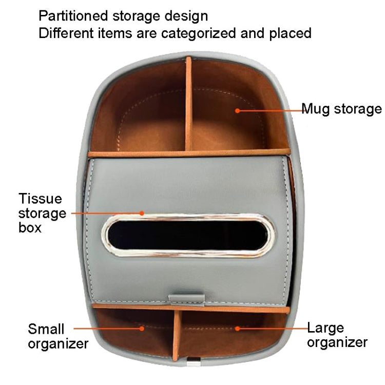 Cat Supplies Leather Storage Box Car Split Paper Tissue Box, Color: Warm Beige - Stowing Tidying by PMC TechLife | Online Shopping South Africa | PMC TechLife | Buy Now Pay Later Mobicred