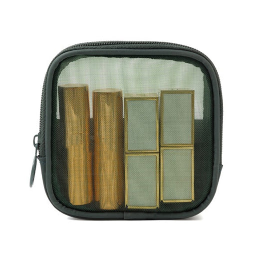 Travel Waterproof Toiletry Bag Portable Transparent Handheld Cosmetic Bag, Style: Small Olive Green - Storage Boxes by PMC Jewellery | Online Shopping South Africa | PMC Jewellery