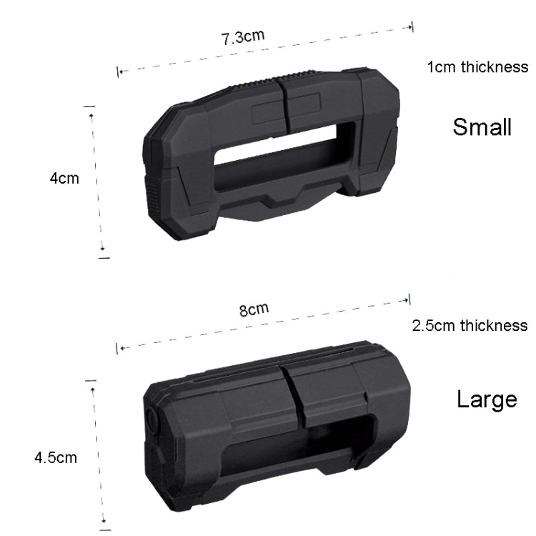 Small Car Seatbelt Buckle Protective Cover Anti Scratch Silicone Protector For Safety Belt Plugs(Black) - Seat Belts & Padding by PMC TechLife | Online Shopping South Africa | PMC TechLife | Buy Now Pay Later Mobicred
