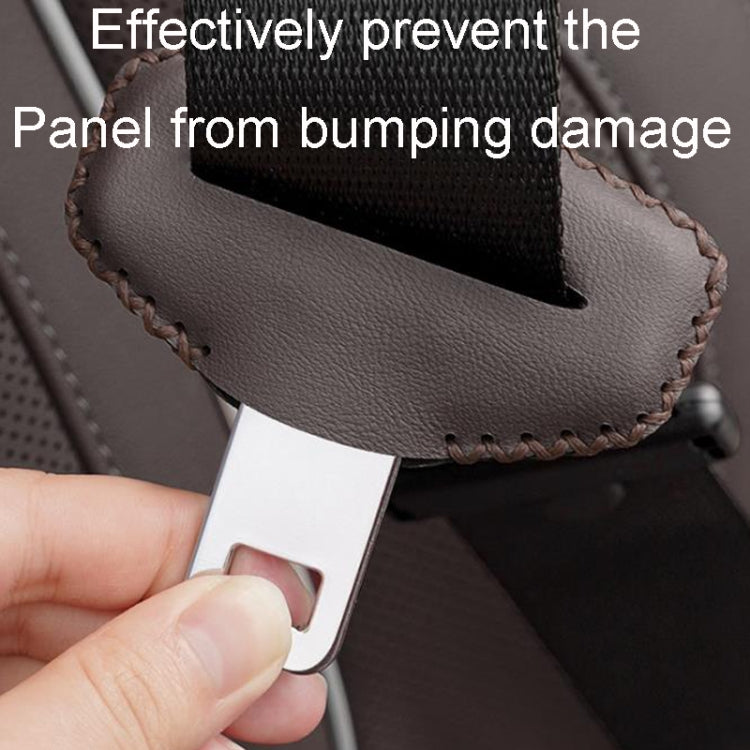 For BMW 1pair Seatbelt Insert Protector Bumper Belt Chuck Decoration(Black) - Seat Belts & Padding by PMC TechLife | Online Shopping South Africa | PMC TechLife | Buy Now Pay Later Mobicred
