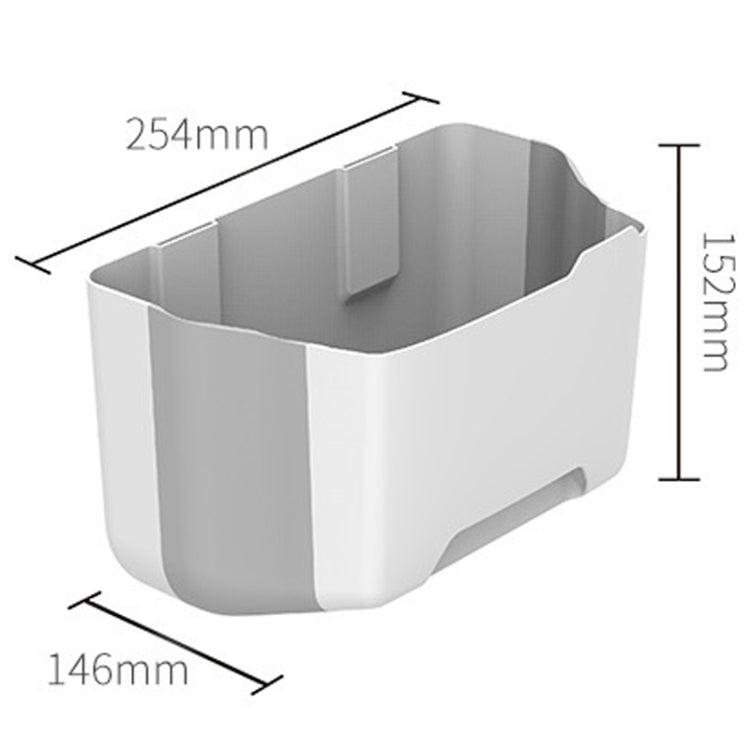 Foldable Car Bin Dual-Use Dustbin Organizer For Home And Car(Light Blue) - Stowing Tidying by PMC TechLife | Online Shopping South Africa | PMC TechLife | Buy Now Pay Later Mobicred