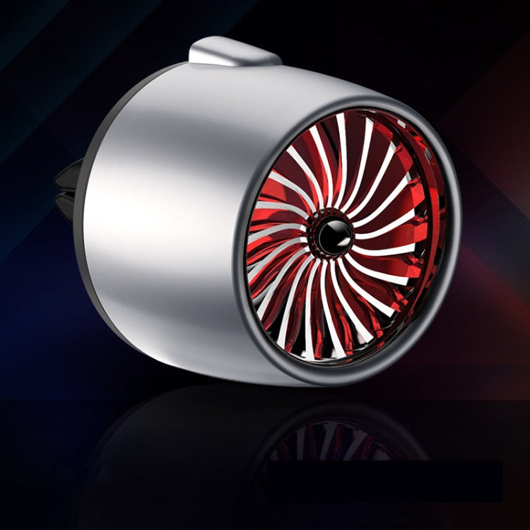 Car Fragrance Super Engine Car Air Conditioning Aroma Diffuser Outlet Ornament, Model: Gray Titanium Red Light - free shipping - PMC TechLife - Order now!
