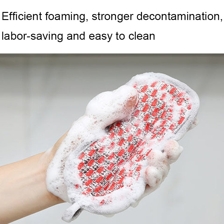 5pcs Double-sided Absorbent Kitchen Dishwashing Sponge Multifunctional Cleaning Rag, Style: Blue - Cleaning Tools by PMC TechLife | Online Shopping South Africa | PMC TechLife | Buy Now Pay Later Mobicred