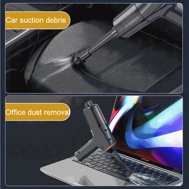 Car Vacuum Cleaner Handheld Compact Powerful Cleaning Tool For Car And Home Use(Blue) - Vacuum Cleaner by PMC TechLife | Online Shopping South Africa | PMC TechLife | Buy Now Pay Later Mobicred