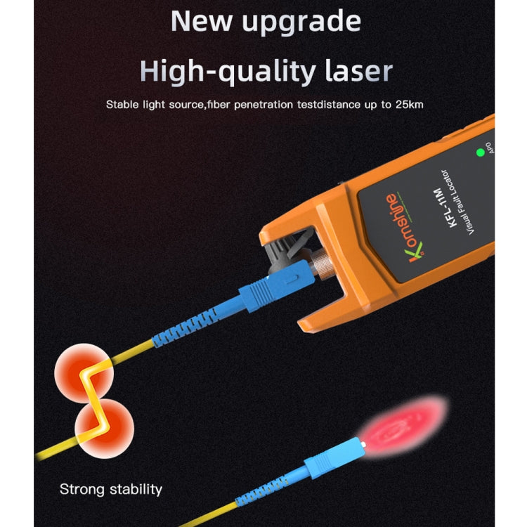 Komshine Mini Red Light Fiber Optic Test Pen, Model: KFL-11M-20 - Fiber Optic Test Pen by Komshine | Online Shopping South Africa | PMC Jewellery | Buy Now Pay Later Mobicred