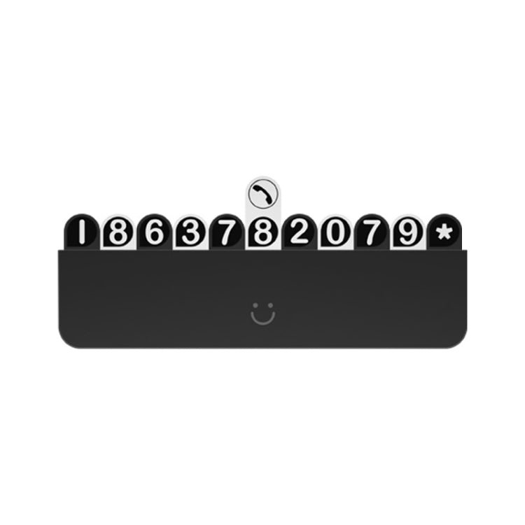 bbdd Temporary Parking License Plate Concealable Car Removal Number Plate(Piano Edition) - Parking Card by bbdd | Online Shopping South Africa | PMC Jewellery