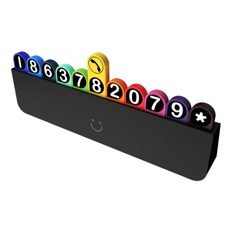 bbdd Temporary Parking License Plate Concealable Car Removal Number Plate(Piano Edition) - Parking Card by bbdd | Online Shopping South Africa | PMC Jewellery