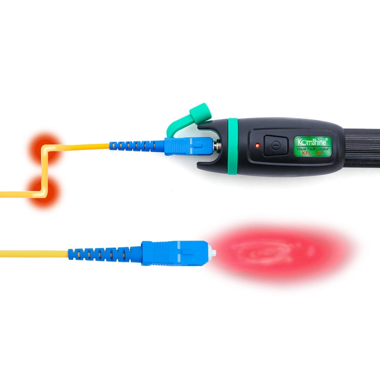 KomShine Metal Visible Laser Light Source Fiber Optic Red Light Pen, Model: KFL-11P-30MW - free shipping - PMC Jewellery - Order now!