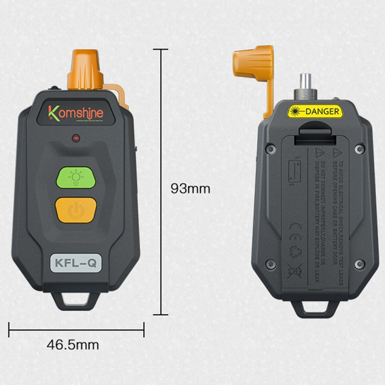 Komshine 20-25km Mini Optical Fiber Breakpoint Positioning Test Red Light Pen, Specification: KFL-Q-30MW - Fiber Optic Test Pen by Komshine | Online Shopping South Africa | PMC Jewellery | Buy Now Pay Later Mobicred