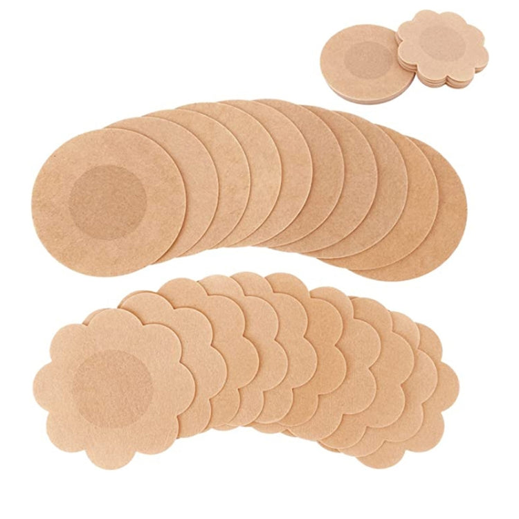 10pcs /Pack Disposable Anti-Bump Invisible Breathable Breast Patch, Model: Round(OPP Bag) - free shipping - PMC TechLife - Order now!