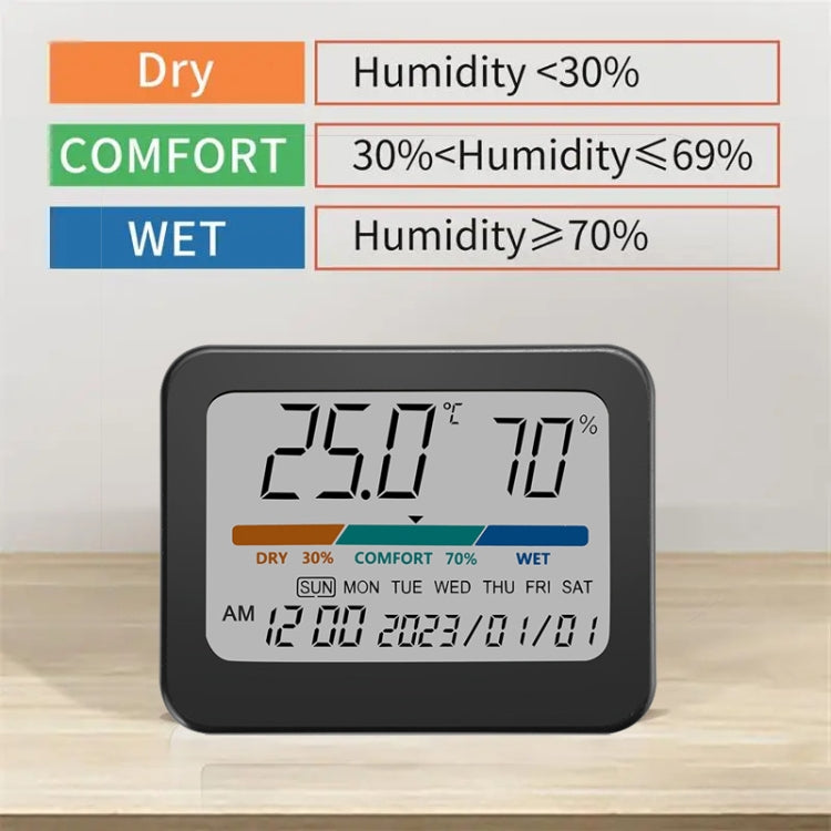 Indoor Temperature And Humidity Monitor Thermometer Hygrometer With Perpetual Calendar - Indoor Thermometer by PMC TechLife | Online Shopping South Africa | PMC TechLife