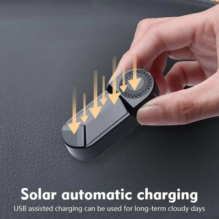Car Solar Anti-Theft Alarm LED Warning Light With Aromatherapy(Blue Light) - Warning Lights by PMC TechLife | Online Shopping South Africa | PMC TechLife | Buy Now Pay Later Mobicred