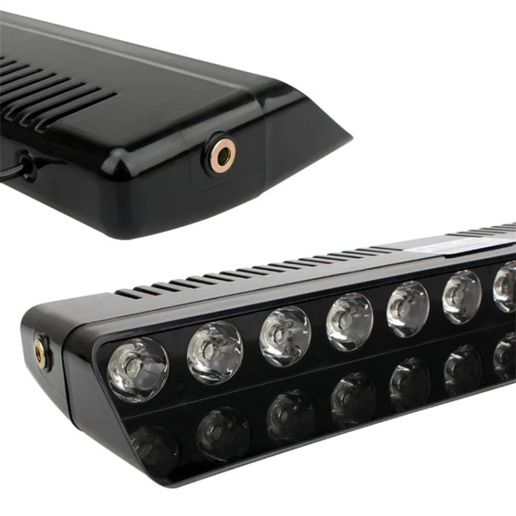 12 LED Car Front Suction Cup High Brightness Strobe Light(Red Blue) - Warning Lights by PMC TechLife | Online Shopping South Africa | PMC TechLife | Buy Now Pay Later Mobicred