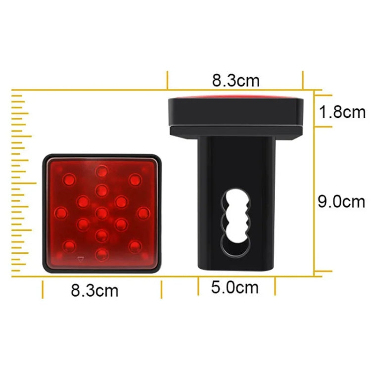 Automotive LED Trailer Lights Universal Rear Brake Lights, Color: Red Shell 15 Lights - Warning Lights by PMC Jewellery | Online Shopping South Africa | PMC Jewellery | Buy Now Pay Later Mobicred