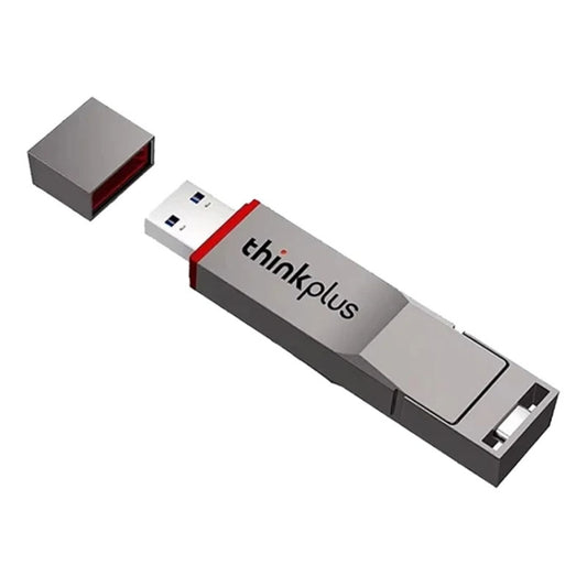 Lenovo Thinkplus TU280PRO USB3.2+Type-C Dual Interface Solid State U Disk, Memory: 256GB(Dark gray) - USB Flash Drives by Lenovo | Online Shopping South Africa | PMC Jewellery | Buy Now Pay Later Mobicred