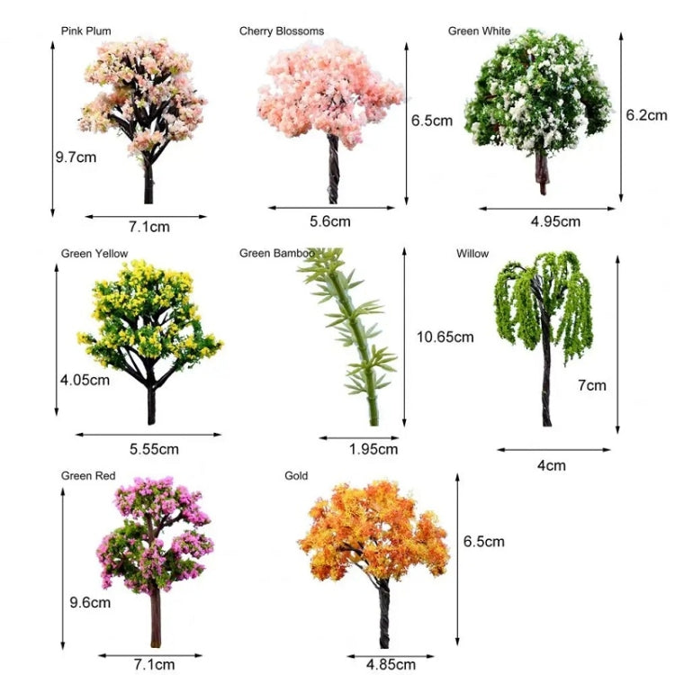 5pcs Micro Landscape Ornaments Simulated Christmas Trees Succulent Accessories Materials, Style: Romantic Flower - Ornaments by PMC Jewellery | Online Shopping South Africa | PMC Jewellery