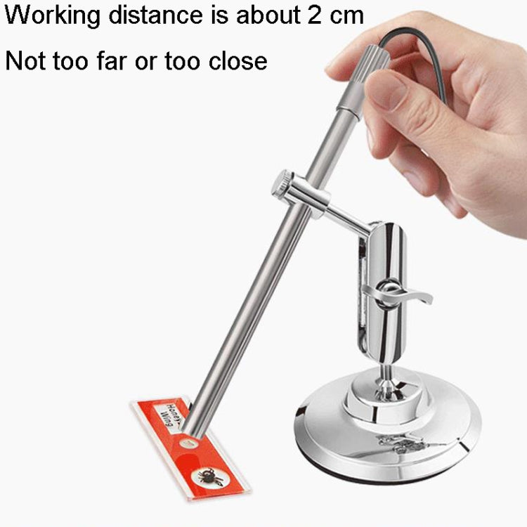 Teslong MS100 200X Magnification Adjustable Focus USB Microscope Phone And Computer HD Electronic Microscope - Digital Microscope by Teslong | Online Shopping South Africa | PMC TechLife | Buy Now Pay Later Mobicred