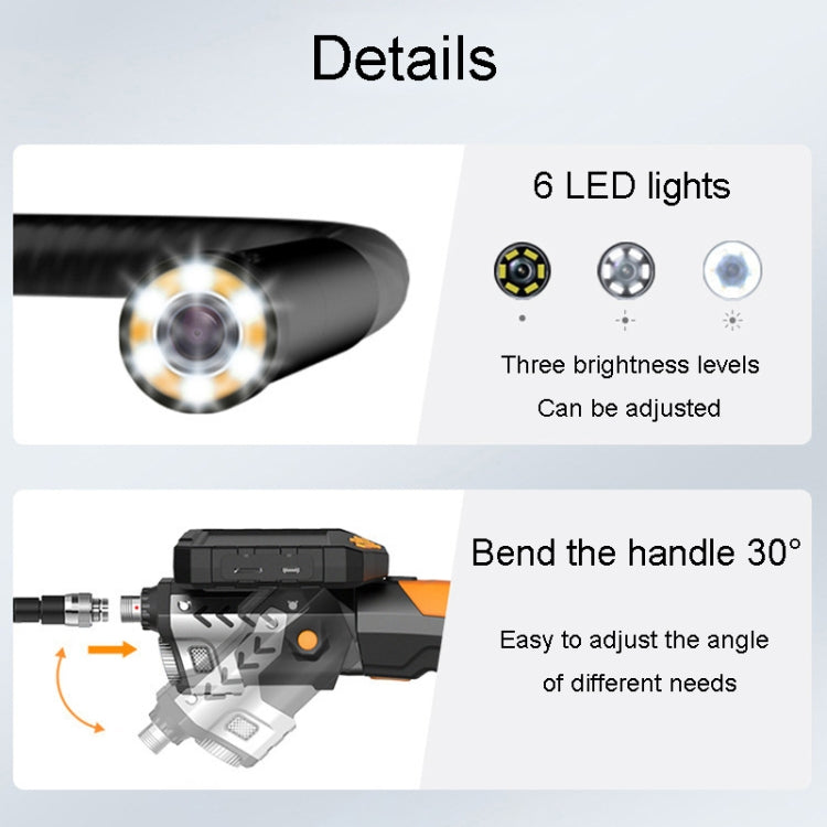 Teslong NTS300 5.5mm-1M Dual Lens Waterproof 5 Inch HD Industrial Borescope Auto Repair Tools -  by Teslong | Online Shopping South Africa | PMC Jewellery