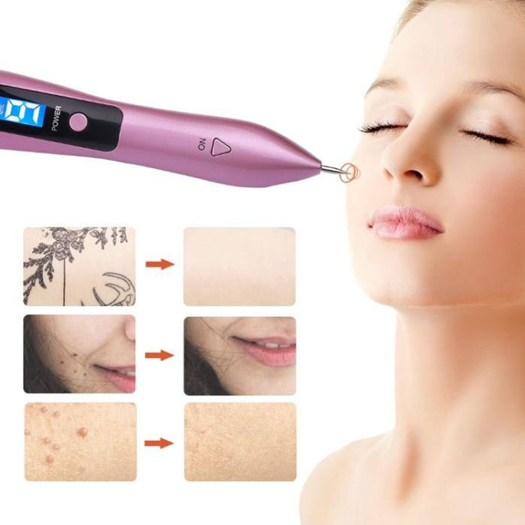 9 Gears Mole Spotting Pen LCD Home Laser Mole Spot Sweeping Beauty Instrument With Shot Light(Gold) - free shipping - PMC TechLife - Order now!