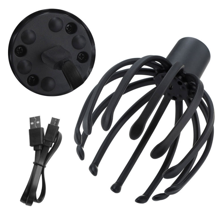 Electrical Scalp Massager Multi-Claw Vibrating Stress Relief Stimulating Hair Scratcher(Black) - free shipping - PMC TechLife - Order now!