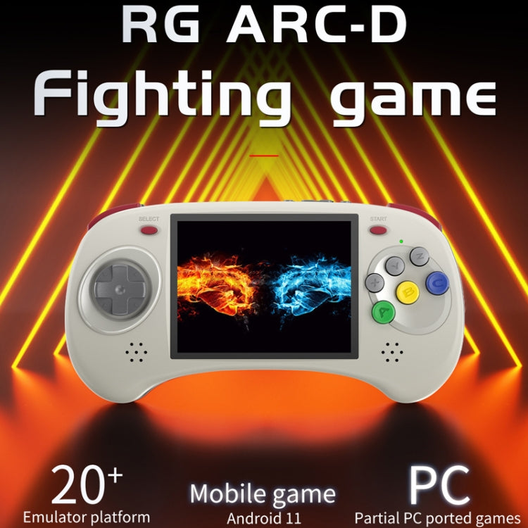 ANBERNIC RG ARC-D Handheld Game Console 4-Inch IPS Screen Linux / Android 11 System Portable Video Arcade 128G(Black) - Pocket Console by ANBERNIC | Online Shopping South Africa | PMC Jewellery | Buy Now Pay Later Mobicred