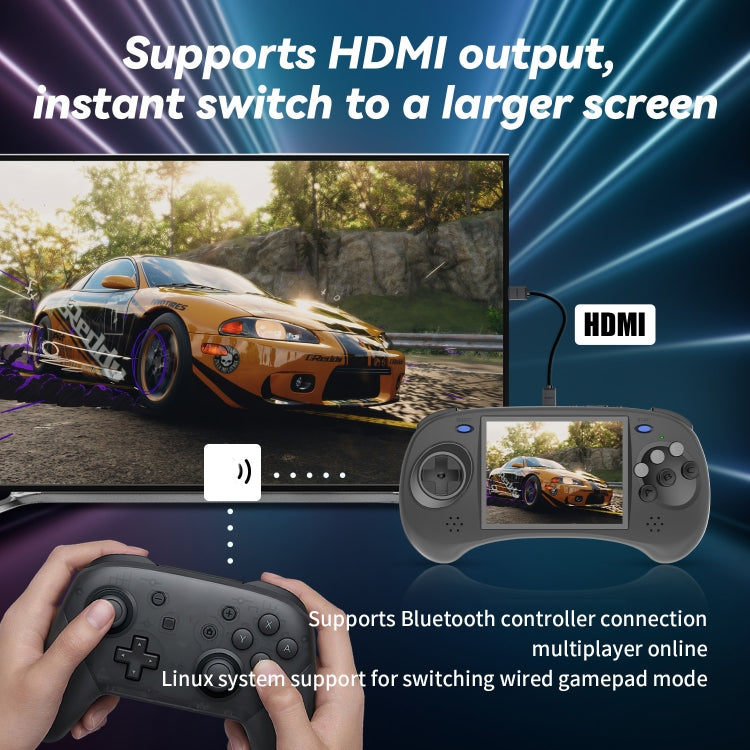ANBERNIC RG ARC-D Handheld Game Console 4-Inch IPS Screen Linux / Android 11 System Portable Video Arcade 128G(Black) - free shipping - PMC TechLife - Order now!