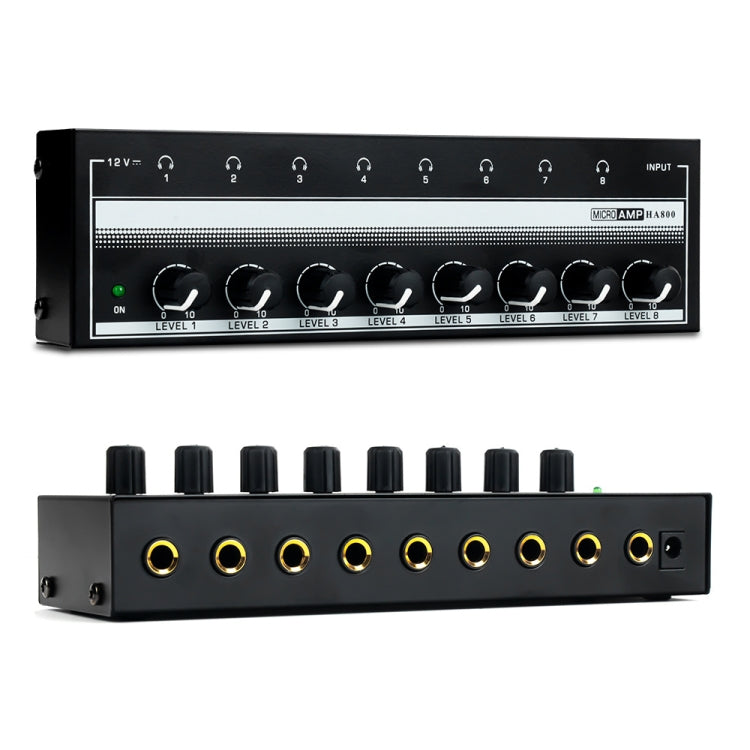 8-Channel Monitoring Multi-Channel Headphone Amplifier For Recording Studio, US Plug - free shipping - PMC TechLife - Order now!