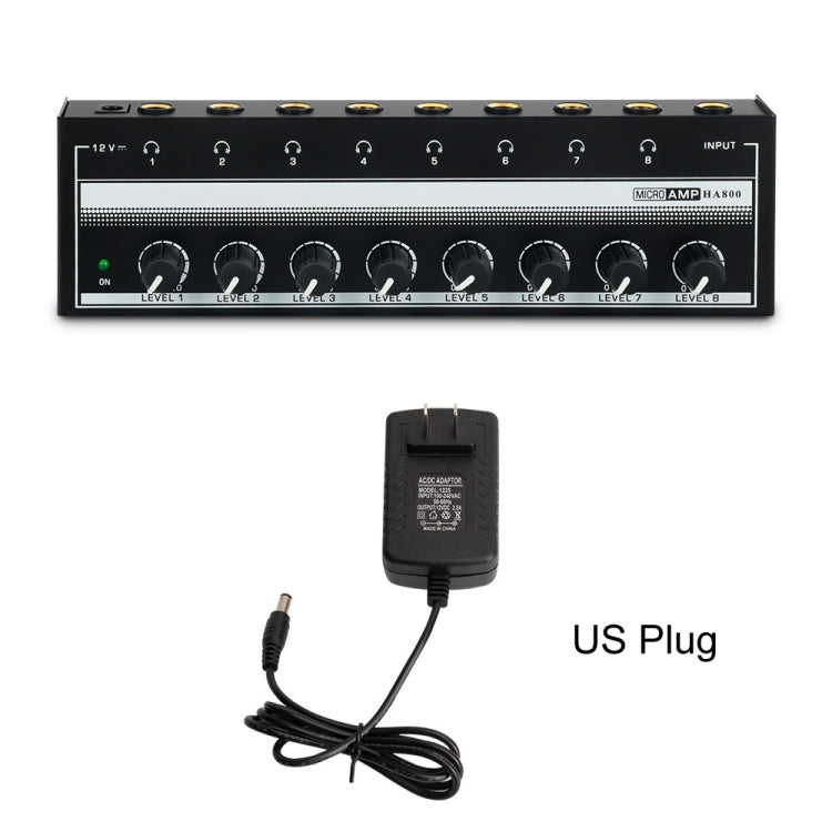 8-Channel Monitoring Multi-Channel Headphone Amplifier For Recording Studio, US Plug - free shipping - PMC TechLife - Order now!